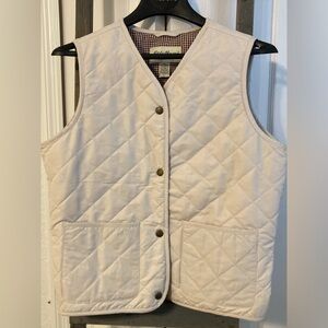 Women’s Eddie Bauer white vest size large